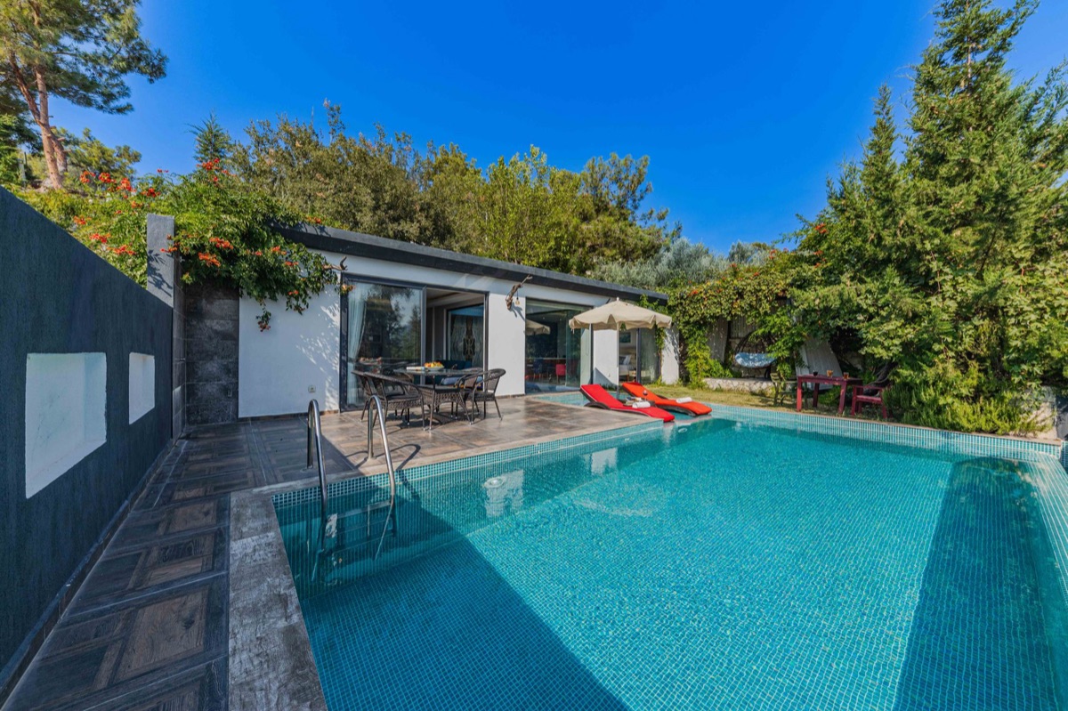 luxe hotel met privaat pool