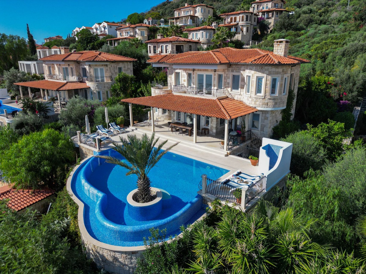 luxury resort with private villa and infinity pool