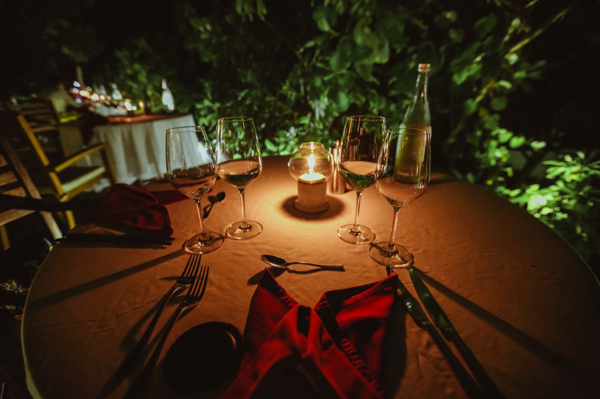 dinner at maldivian restaurant
