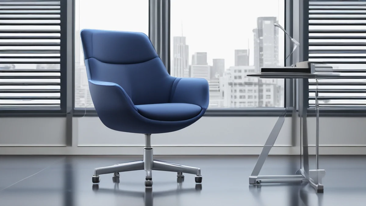 Studio-Sessel und Tablets im Arbeitsraum