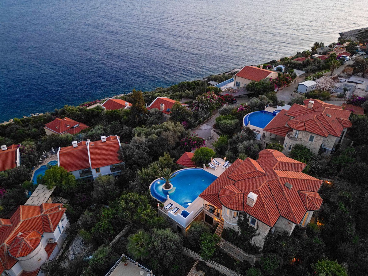 vila de prêmio com vista para o mar