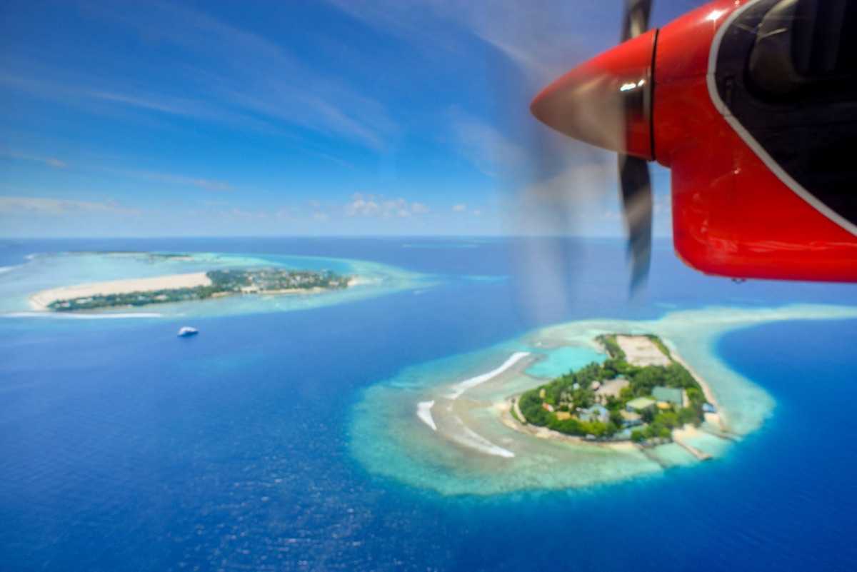 Eiland vergeleken met resort