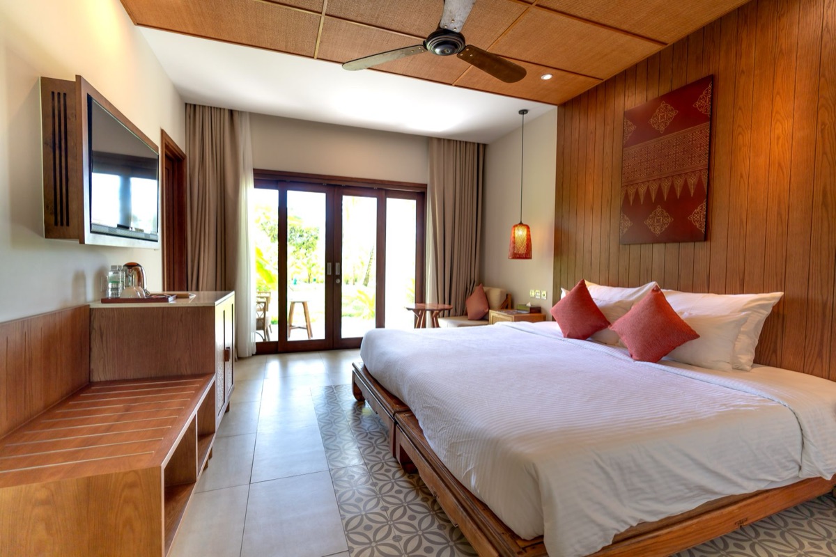 Résort de luxe avec différentes types de chambres